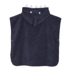 Hooded Badeponcho, Odyssey Gray, 98-104 cm