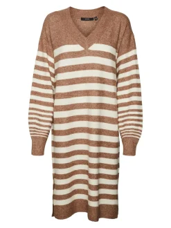 Hurricane Strikkjole, Brown Lentil/Birch, XL