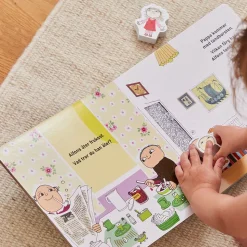 Hverdag Med Alfons Åberg - Bog Med 4 Figurer