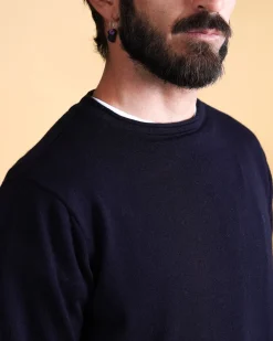 Hybrid Double Striktrøje, Dark Navy, XL