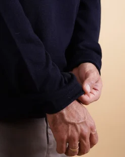 Hybrid Double Striktrøje, Dark Navy, XL