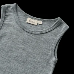 Iggy Wool Undertrøje, Melange Grey, 116 cm