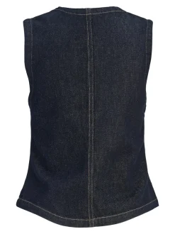 Indie Vest, Dark Blue Denim, S