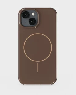 Iphone 15/14/13 Mono Case Cover, Chocolate/Beige