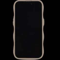 Iphone 14 Pro Max Transparent Wavy Cover, Mocha Brown/Transparent