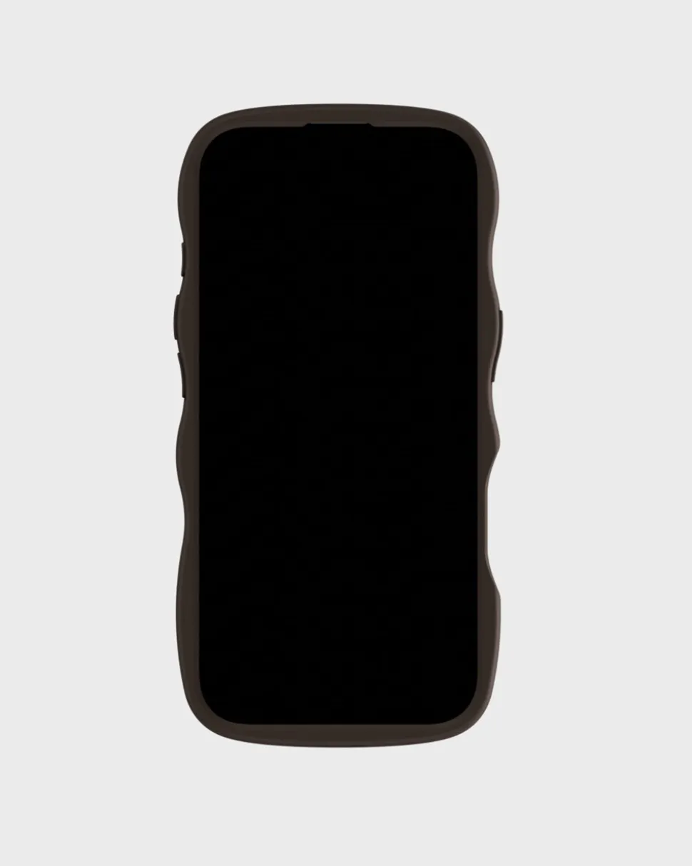 Iphone 16 Pro Max Wavy Cover, Chocolate