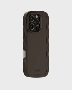 Iphone 16 Pro Max Wavy Cover, Chocolate
