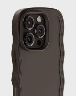 Iphone 16 Pro Max Wavy Cover, Chocolate