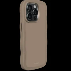 Iphone 15 Pro Max Wavy Cover, Mocha Brown