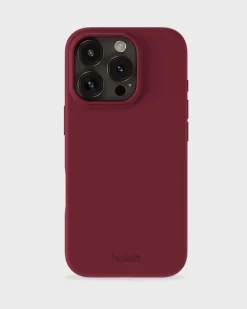 Iphone 16 Pro Silikone Cover, Red Velvet