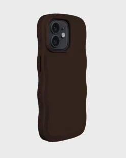 Iphone 12/12 Pro Wavy Cover, Chocolate