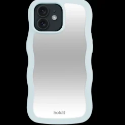 Iphone 12/12 Pro Wavy Cover, Mineral Blue/Mirror