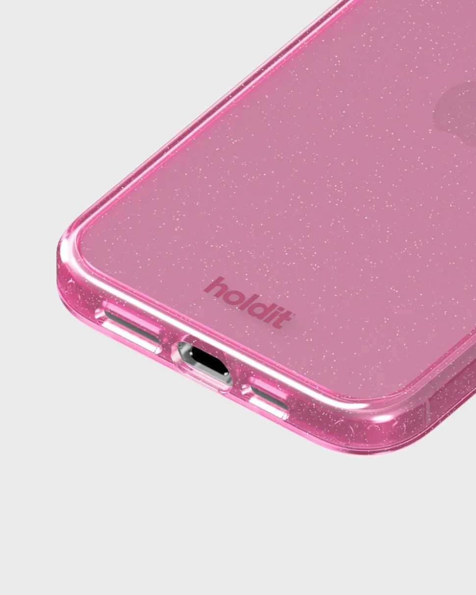 Iphone 14 ProMax Glitter Cover, Pink