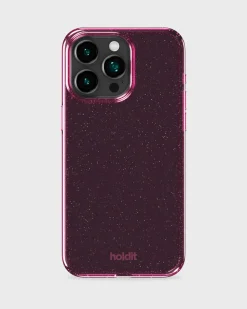 Iphone 15Pro Glitter Cover, Pink
