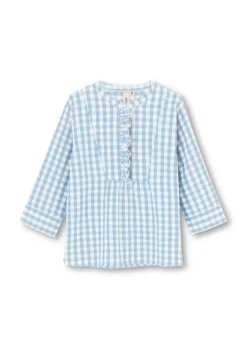 Irene Skjorte, Blå/Hvid, M/L