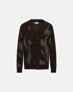 Jack Cardigan, Brown, XXL