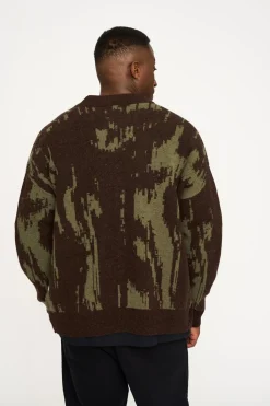 Jack Cardigan, Brown, XXL