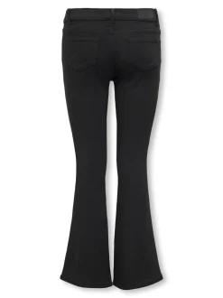 Jackson Flared Jeans, Black Denim, 152 cm