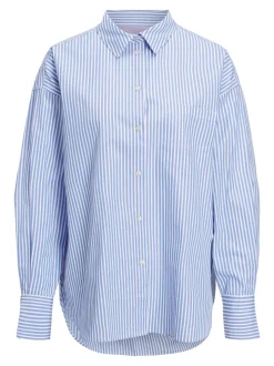 Jamie Skjorte, Navy Blazer Stripes, S