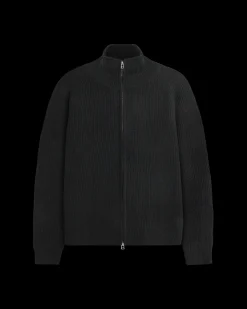 Jass Wool Zip, Black, L