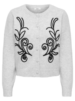 Jella Cardigan, Light Grey Melange, M