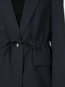 Jemmie Melange Blazer, Navy, 36