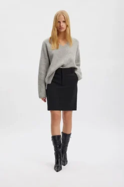 JoelleGZ Nederdel, Black, 38