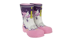 Jolly Print Gummistøvler, Purple/Multi, 33