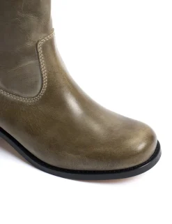 Julia Gaucho Escovado Støvler, Army Green, 39
