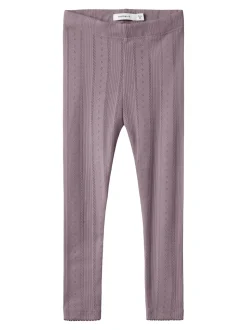 Julia Leggings, Elderberry, 122 cm