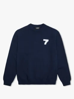 Jumper Striktrøje, Pageant Blue, XL