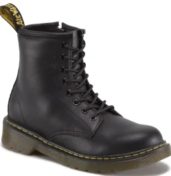 Junior Leather Ankle Støvle, Black, 30