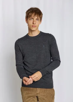 Jupiter Regular Fit Striktrøje, Grey, L