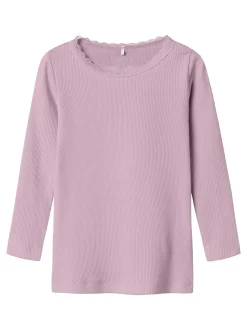 Kab Langærmet T-shirt, Fragrant Lilac, 98 cm
