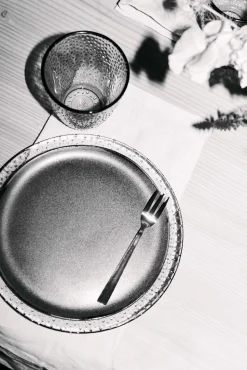 Kagegaffel, Blank Stål, 4 Dele