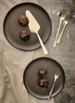 Kagegaffel, Champagne Guld, 4 Dele