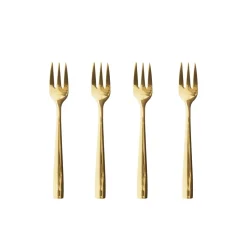 Kagegaffel, Guld, 4 Dele