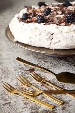 Kagegaffel, Guld, 4 Dele