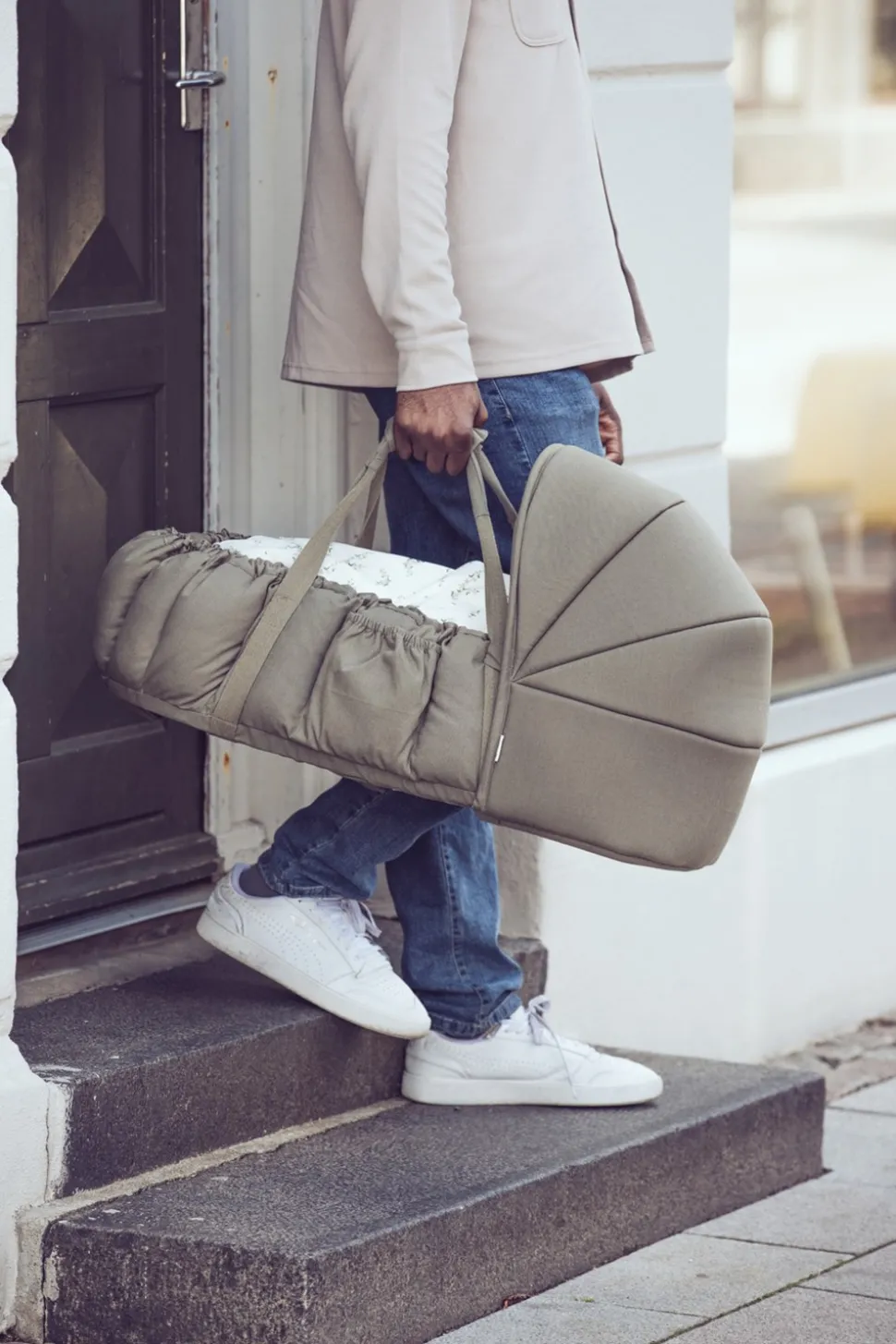 Kaleche til babynest, Dark Olive