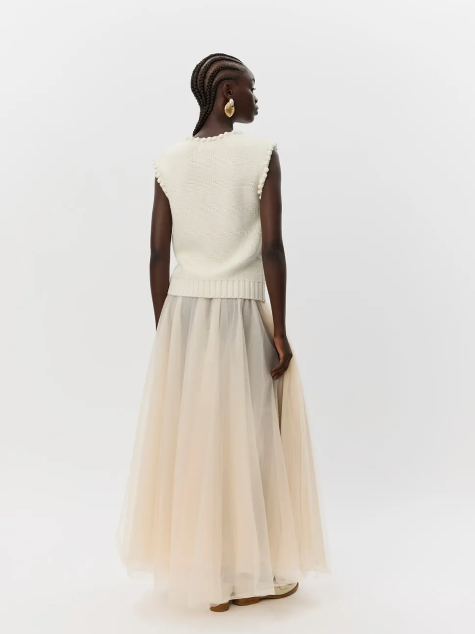 KamelaSW Vest, Off White, M