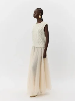 KamelaSW Vest, Off White, M