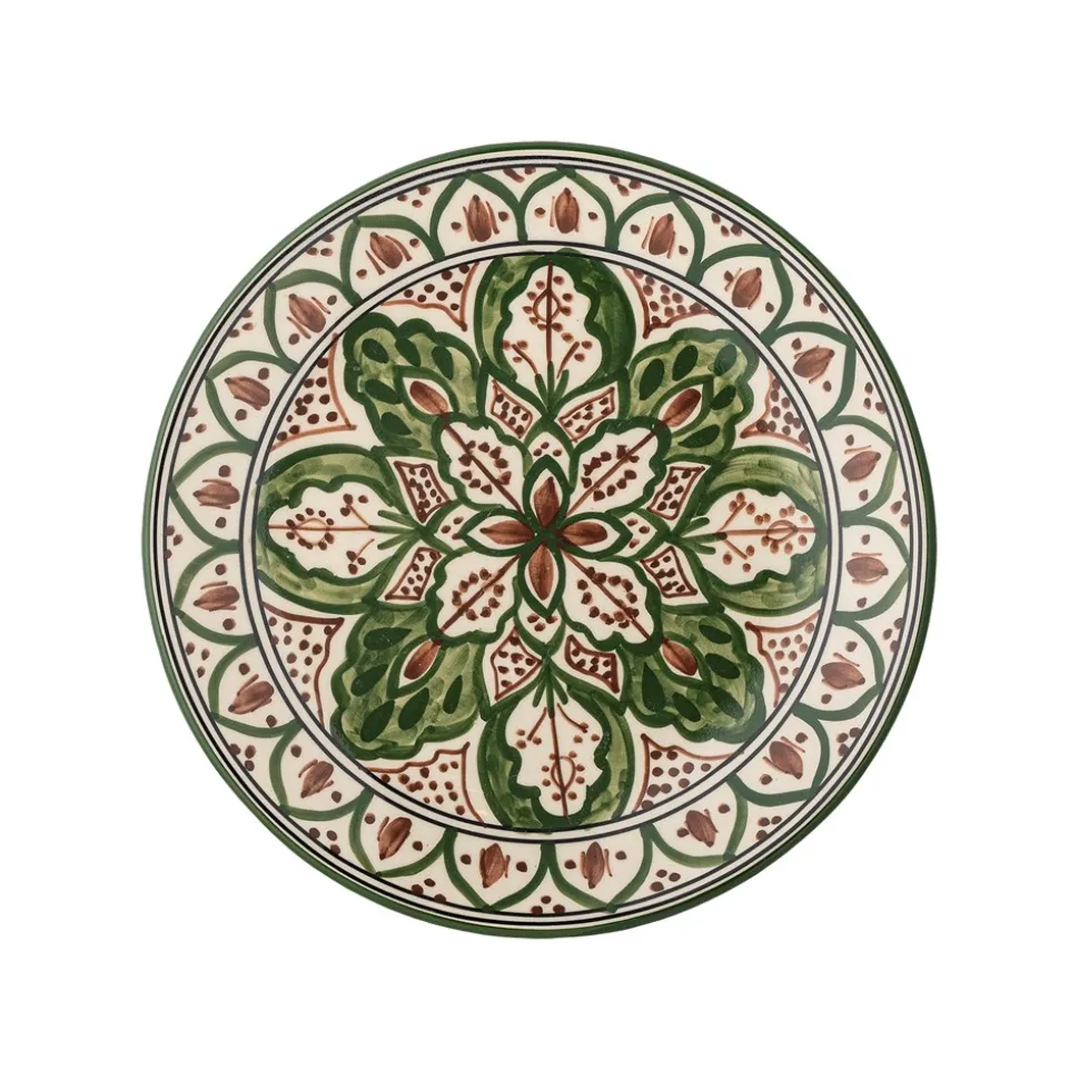 Karlie Tallerken, Green, Ø19 cm