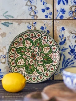 Karlie Tallerken, Green, Ø19 cm