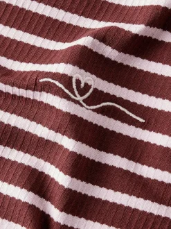 Kattie Langærmet T-shirt, Bleached Mauve Andorra, 116 cm