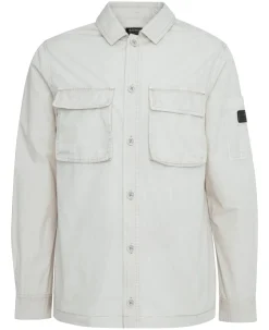 Kenneth Garment Dye Overshirt, Mist, S