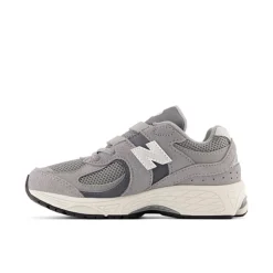 Kids' 2002 Hook & Loop Sneakers, Steel, 35