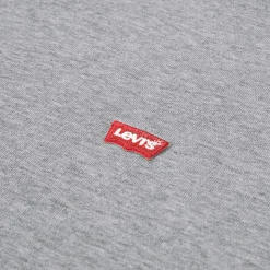 Kids Mini Logo Crewneck Sweatshirt, Grey Heather, 8 år