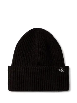 Kids' Ribbed Beanie, Ck Black, L/XL