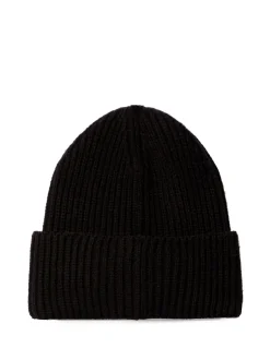 Kids' Ribbed Beanie, Ck Black, L/XL