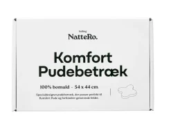 Komfort Hovedpudebetræk, White, 44x54 cm